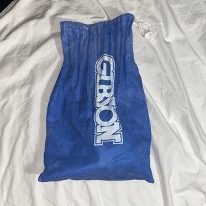 gymnastics grips, grip bag, and wrist bands